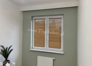Żaluzje drewniane 35mm Łódź