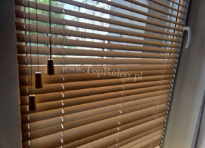 Żaluzje drewniane 35mm Łódź