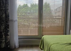 Żaluzje drewniane 35mm Łódź